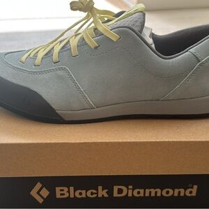 Black Diamond women’s light blue Suede casual Shoe
